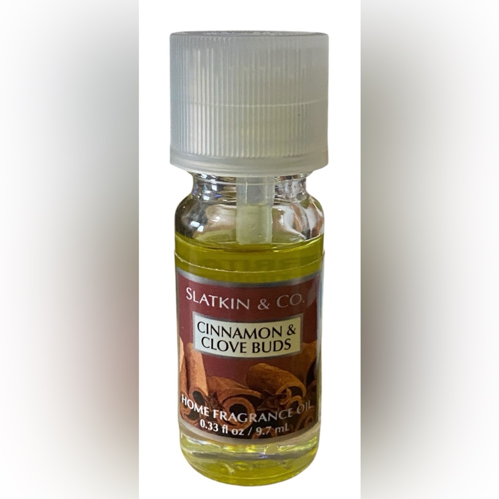 Slatkin & Co Home Fragrance Oil CINNAMON & CLOVE BUDS 0.3 fl oz Bottle Used B&BW